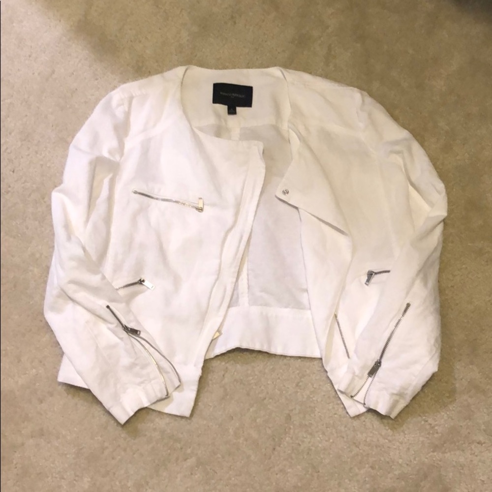 Banana Republic White Jacket
